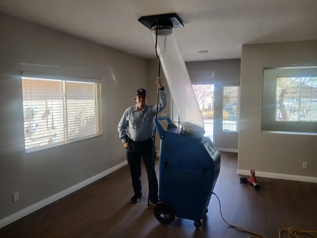 Professional Dryer Vent Cleaning work inside a Mechanicsville home